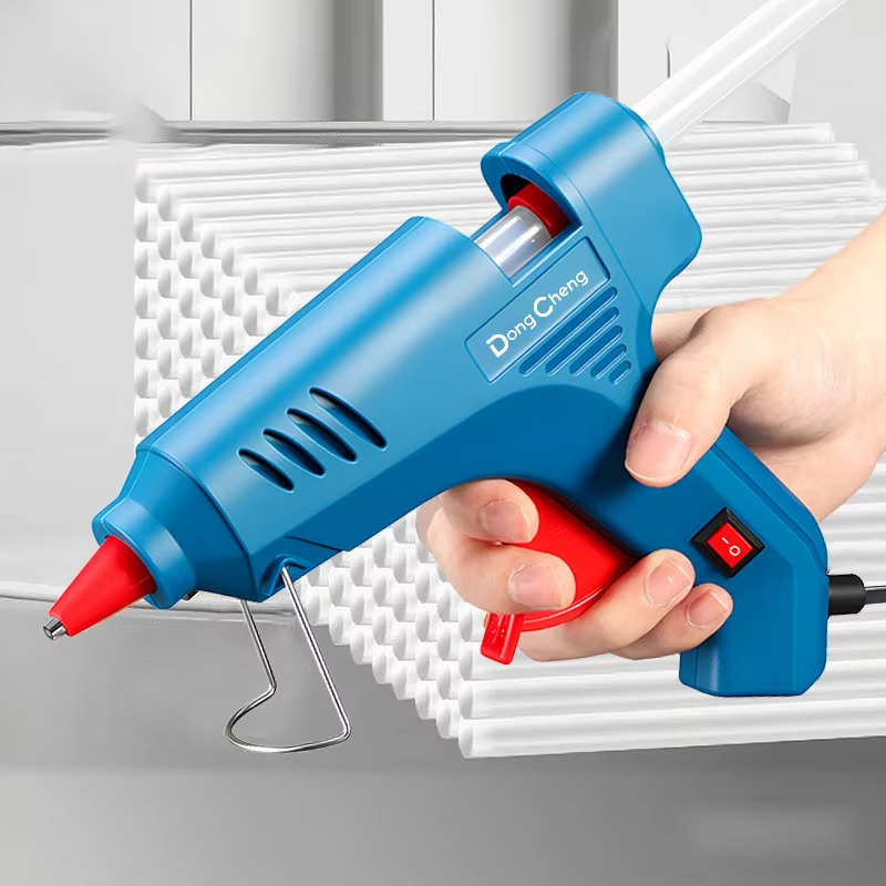 Heat Gun Small - 80WミニホットメルトグルーガンDIY電気加熱温度調節可能工業用家庭用修理ツール（11mmグルースティック付き）