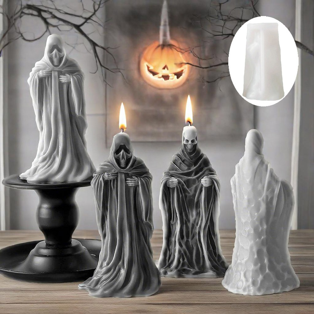 3Dスケルトン香り付きキャンドルシリコンモールド、レリーフロ - Resin Craft Ideas のレビューと価格