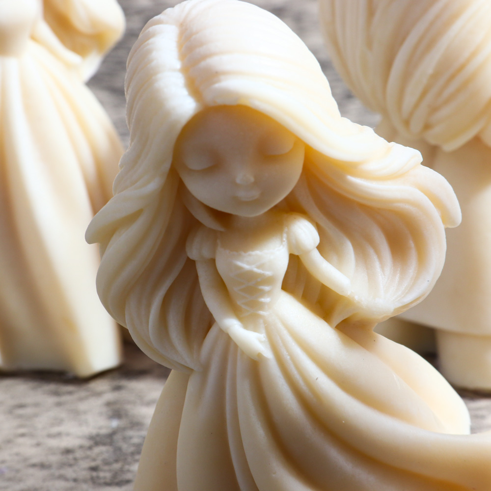 3Dプリンセスシリコンキャンドルモールド,DIYアロマテラピ - Resin Craft Ideas のレビューと価格