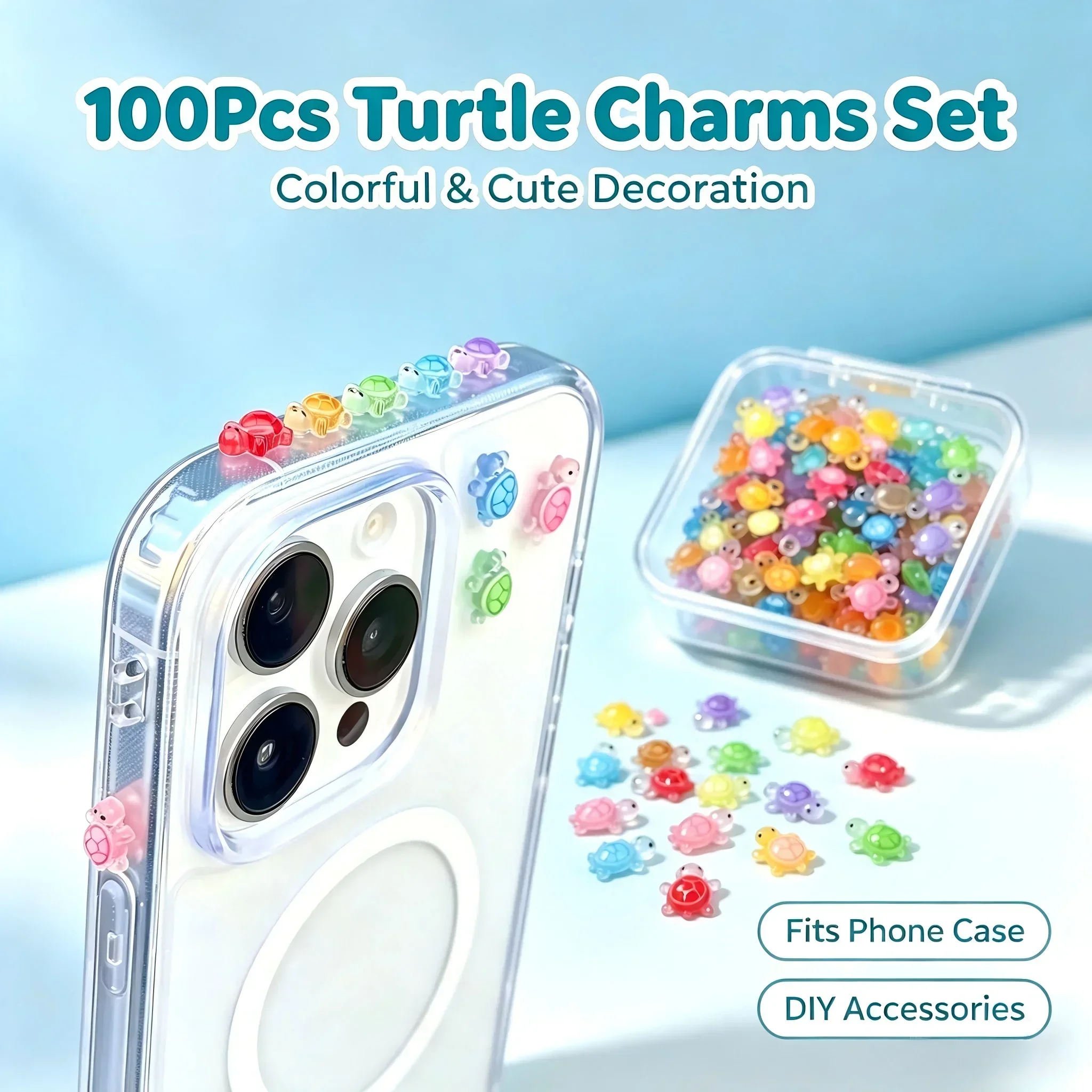 100個入り／幸運のカメのレジンチャーム。K-POPアイドル - Resin Crafts Diy のレビューと価格